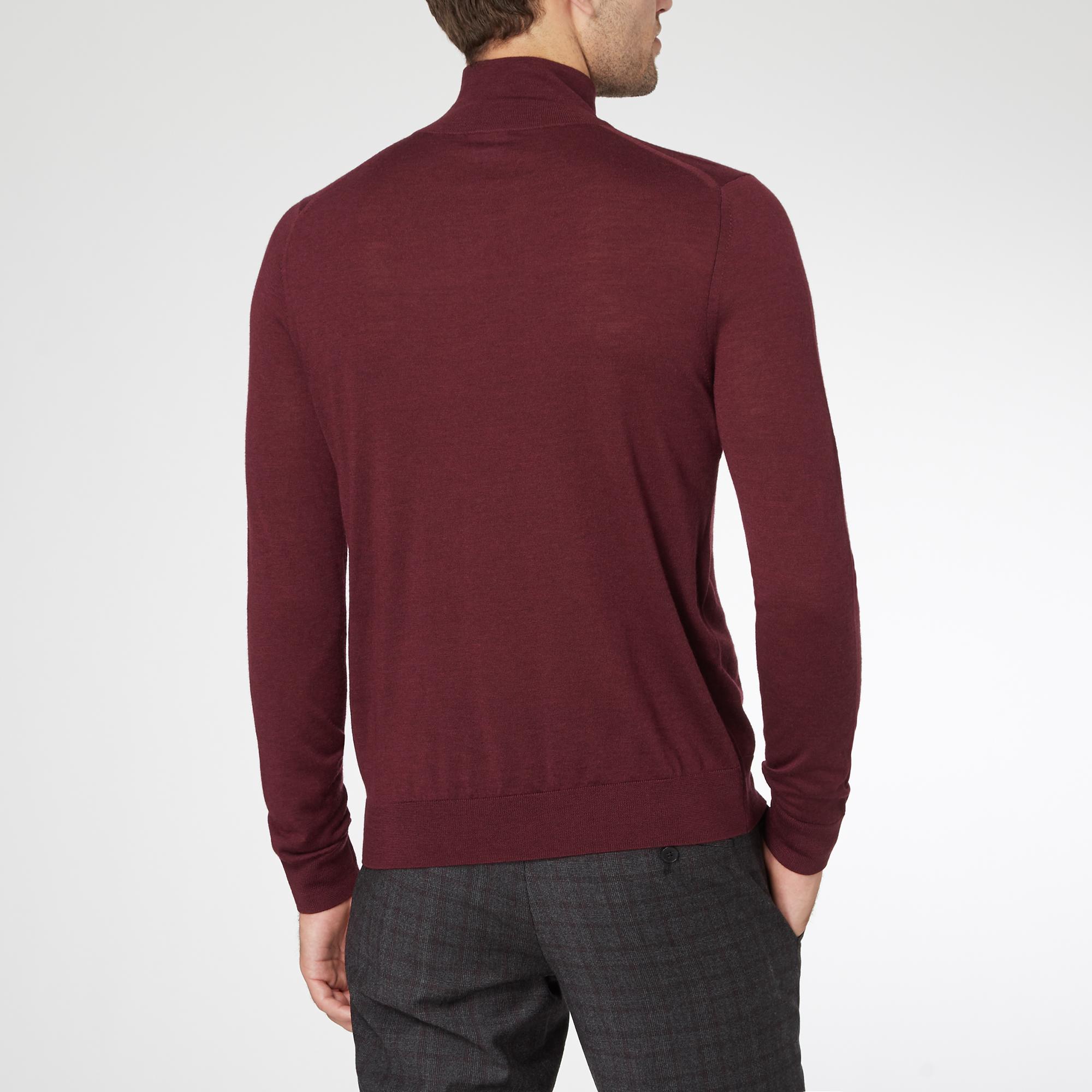 Half-Zip Wool Sweater